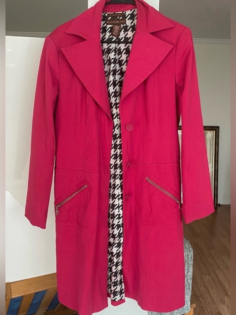 Bandolino Women's Raincoat in Hot Pink